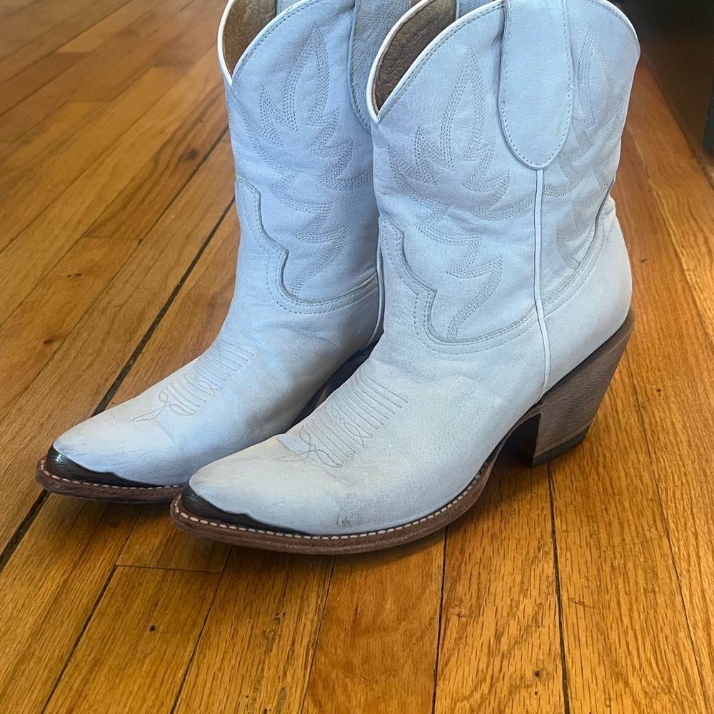 Women's Western Cowboy Boots in White